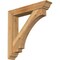 Ekena Millwork Imperial Traditional Rough Sawn Bracket w/ Offset Brace, Western Red Cedar, 6"W x 32"D x 32"H BKT0604X32X32IMP01RWR - alternate 1